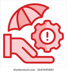Crisis Management Icon Element For Design