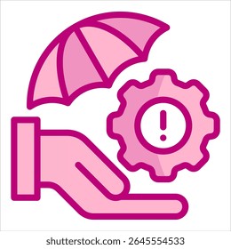 Crisis Management Icon Element For Design