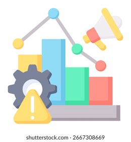 Krisenmanagement-Symbolelement für Design