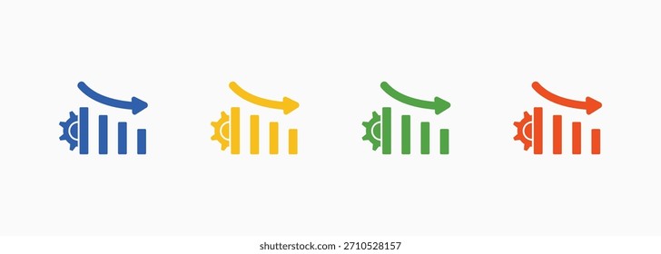 Crisis Management Icon Set Multiple Color Style Element For Design