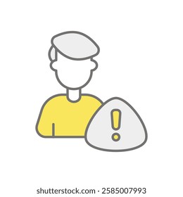 Crisis Management icon vector stock illustration