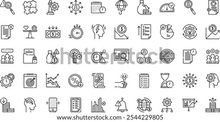 Crisis management icons High-Quality Vector Icons Collection with Editable Stroke. Ideal for Professional and Creative Projects.