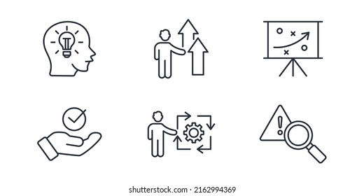 Crisis Management Icons Set . Crisis Management Pack Symbol Vector Elements For Infographic Web