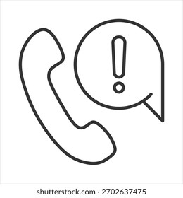 Ilustración vectorial de iconos de contorno de línea de crisis