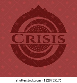 Crisis red emblem