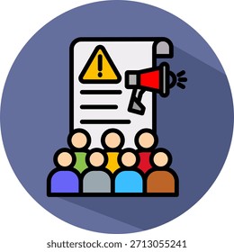 Ícone de cenário de crise ilustração de vetor isométrica