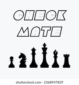 Crisp Chess Game Icon Set. A Minimal Collection of Chess Game Vector Icons
