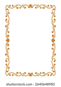 Crisp Elegant Ornamental Frame Decorative Vector