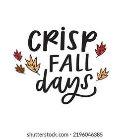 Gráfica vectorial Crisp Fall Days