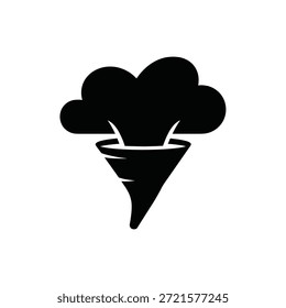 Crisp, minimalist cloud design with soft edges and bright lighting for digital use.