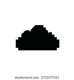 Crisp, minimalist cloud design with soft edges and bright lighting for digital use.