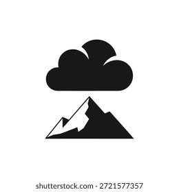 Crisp, minimalist cloud design with soft edges and bright lighting for digital use.