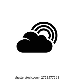 Crisp, minimalist cloud design with soft edges and bright lighting for digital use.