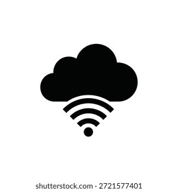Crisp, minimalist cloud design with soft edges and bright lighting for digital use.