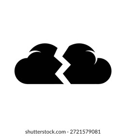 Crisp, minimalist cloud design with soft edges and bright lighting for digital use.