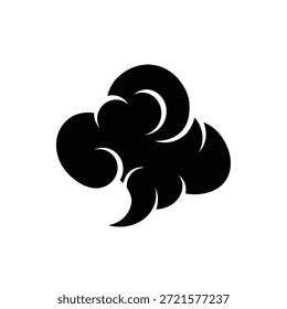 Crisp, minimalist cloud icon with soft edges and bright lighting for digital use.