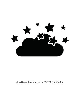Crisp, minimalist cloud icon with soft edges and bright lighting for digital design use.