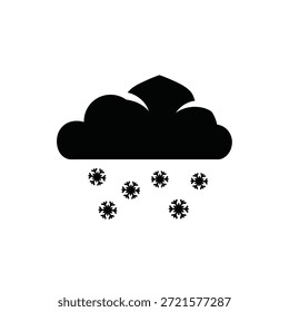 Icono de nube nítido y minimalista con bordes suaves e iluminación brillante para uso de diseño digital.