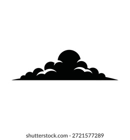 Crisp, minimalist cloud icon with soft edges and bright lighting for clean design use.