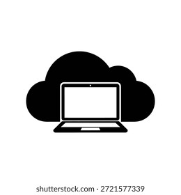 Crisp, minimalist cloud icon with soft edges and bright lighting for clean design use.