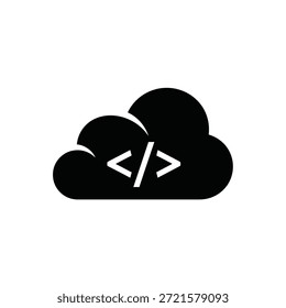 Crisp, minimalist cloud icon with soft edges and bright lighting for digital design use.
