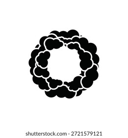 Crisp, minimalist cloud icon with soft edges and bright lighting for digital use.