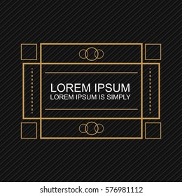 Crisp Modern Banner Element. Minimal design style. Put your own message text in the banner templates.