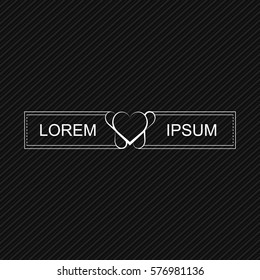 Crisp Modern Banner Element. Minimal design style. Put your own message text in the banner templates.