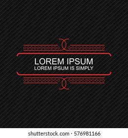 Crisp Modern Banner Element. Minimal design style. Put your own message text in the banner templates.