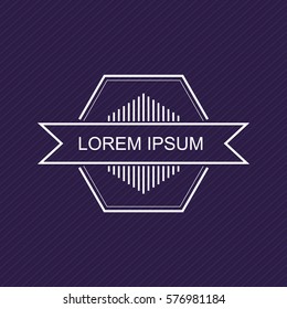 Crisp Modern Banner Element. Minimal design style. Put your own message text in the banner templates.