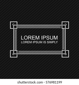 Crisp Modern Banner Element. Minimal design style. Put your own message text in the banner templates.