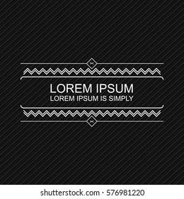 Crisp Modern Banner Element. Minimal design style. Put your own message text in the banner templates.