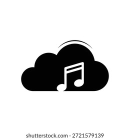 Crisp, soft-edged cloud icon with smooth curves and bright white tone.