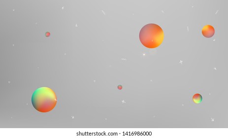 Crisp space fantasy. Liquid colorific illustration theme. Background texture, blend. White neutral. Wonderful colored texture space and stars. Colorful new stars texture.