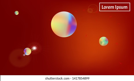 Crisp space fantasy. Liquid colorific illustration theme. Background texture, modern. Red colored. Abstract space background picture. Colorful new background cosmos abstraction.