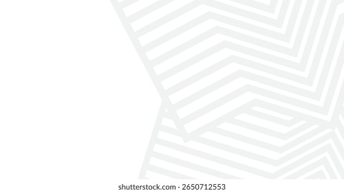 Fundo branco cristalino com padrões geométricos em ziguezague cinza claro, formando uma composição moderna e abstrata, ideal para projetos limpos e contemporâneos, mostrando simetria e minimalismo