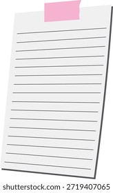 Uma folha de papel revestido, branco e estaladiço, ligeiramente angular, destaca-se contra um fundo branco puro.