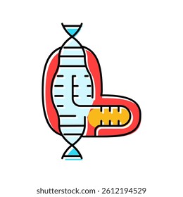 crispr tool genetic engineering color icon vector. crispr tool genetic engineering sign. isolated symbol illustration