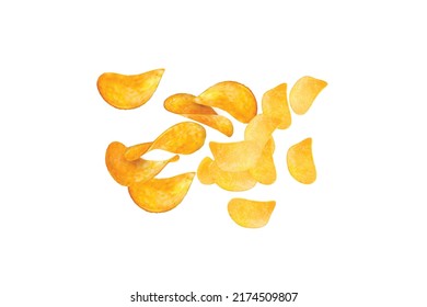 crispy chips for packaging design 