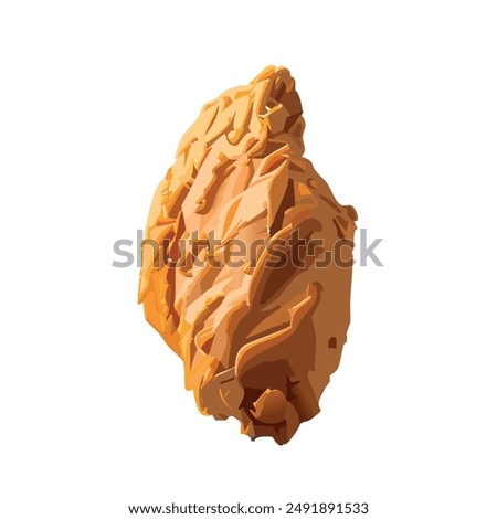 Crispy Golden Chicken Tender vector illustration