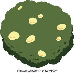 crispy green tea cookie with white chocolate chips