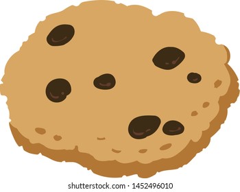 crispy plane chocolate chip cookie