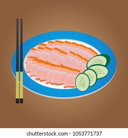 Crispy Pork vector