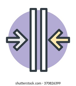 Crisscross Arrows Vector Icon