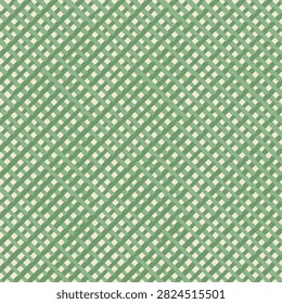 Crisscross Basket Seamless Pattern in Bamboo