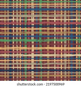 cruza las líneas con bordes jaleados. patrón sin costuras vectorial. color de fondo repetitivo. muestra geométrica de tela. papel envolvente. plantilla de diseño continuo para la decoración del hogar, prendas de vestir, textiles, ropa de cama