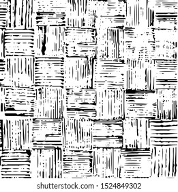 Criss-cross lines texture. Parallel and intersecting lines abstract pattern. Abstract textured effect. Black isolated on white background.Vector illustration. EPS10.
