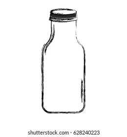 cristal bottle isolated icon