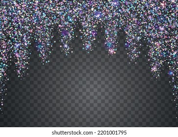 Cristal Confetti. Blur Christmas Serpentine. Holographic Sparkles. Retro Flyer. Holiday Foil. Purple Laser Effect. Rainbow Glare. Unicorn Art. Pink Cristal Confetti