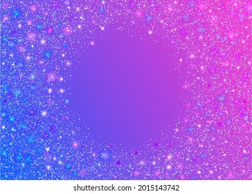 Cristal Confetti. Disco Multicolor Backdrop. Kaleidoscope Background. Fantasy Art. Party Element. Fiesta Foil. Light Glare. Purple Metal Texture. Blue Cristal Confetti